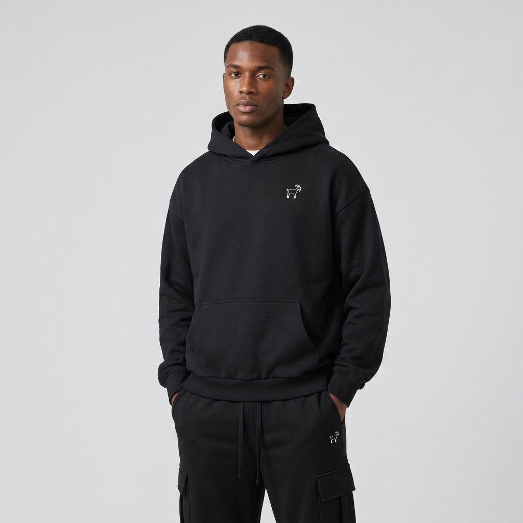 Goat Club Dripping Oversized Heavyweight Hoodie | 460GSM
