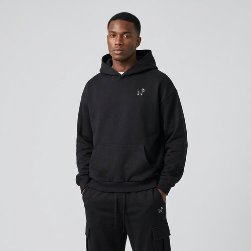 Goat Club Dripping Oversized Heavyweight Hoodie | 460GSM