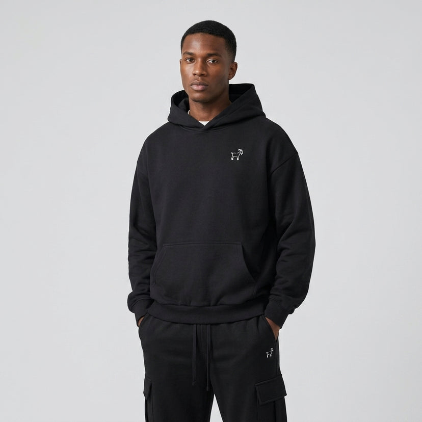 Goat Club Dripping Oversized Heavyweight Hoodie | 460GSM