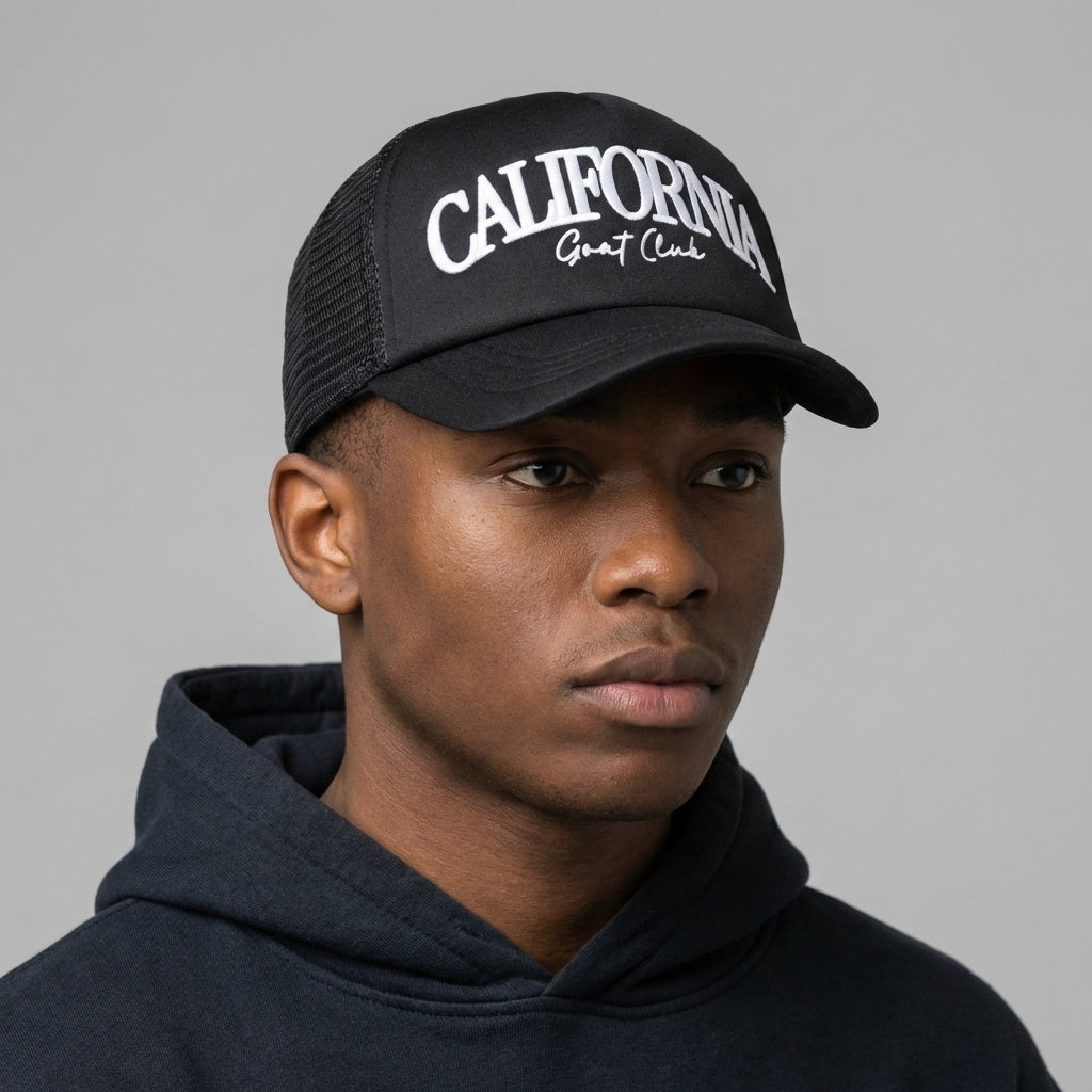 GOAT Club California Trucker Hat - Legendary Branding
