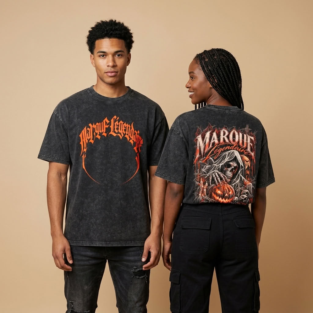 Marque Légendaire Reaper Snow Wash Oversized T-Shirt - view 8