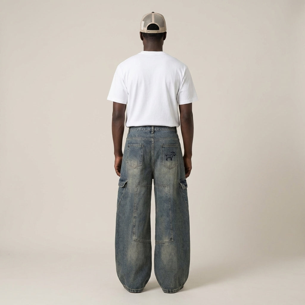 THE GOAT DEPT. Heavyweight Multi-Pocket Jean - Legendary Branding