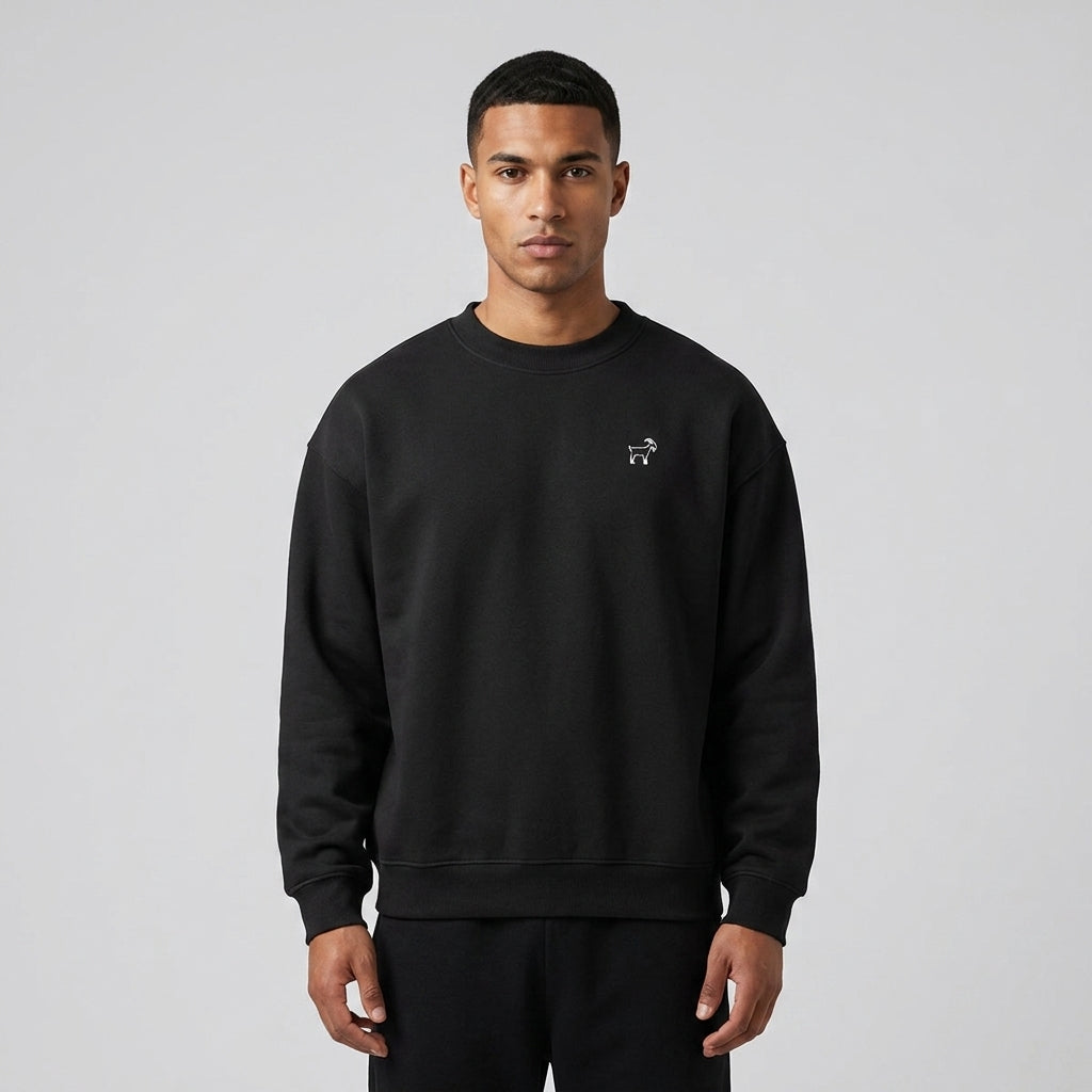 GOATED Heavyweight Fleece Crewneck Sweatshirt | 380GSM