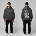 Neverdy No Risk No Story Boxy Hoodie | 400GSM