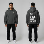 Neverdy No Risk No Story Boxy Hoodie | 400GSM