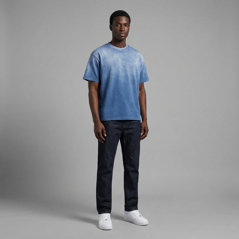Blank Washed Gradient GOAT T-Shirt - Legendary Branding
