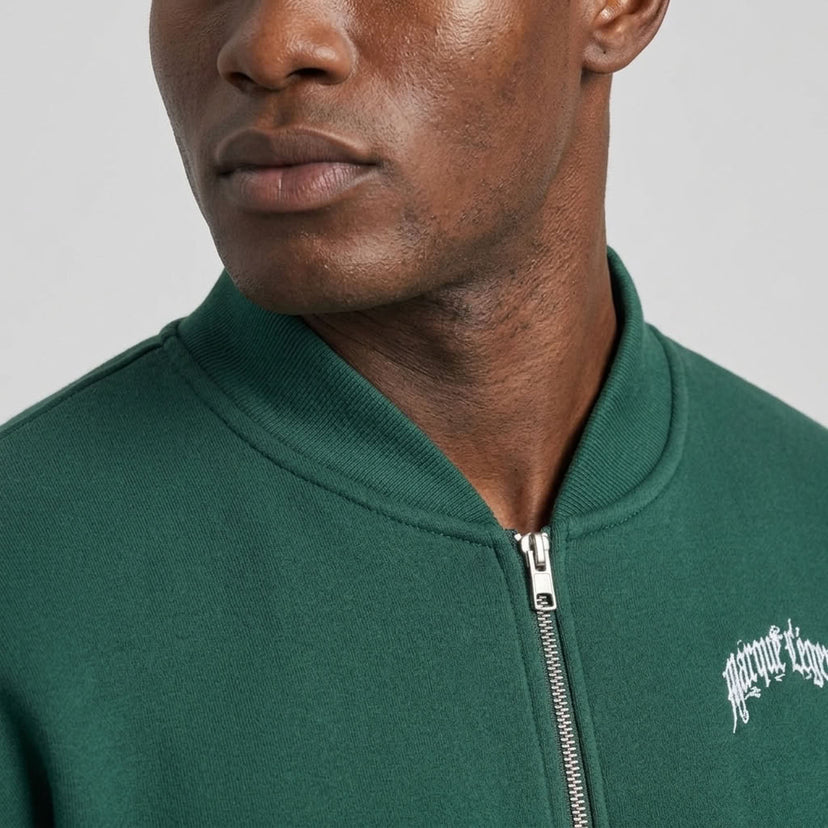 Marque Légendaire Varsity Jacket | 360GSM — Apparel & Accessories > Clothing > Outerwear Detail View 5 | Legendary Branding