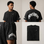 Marque Légendaire Snow Wash Oversized T-Shirt | 250GSM — Apparel & Accessories > Clothing > Shirts & Tops Detail View 19 | Legendary Branding