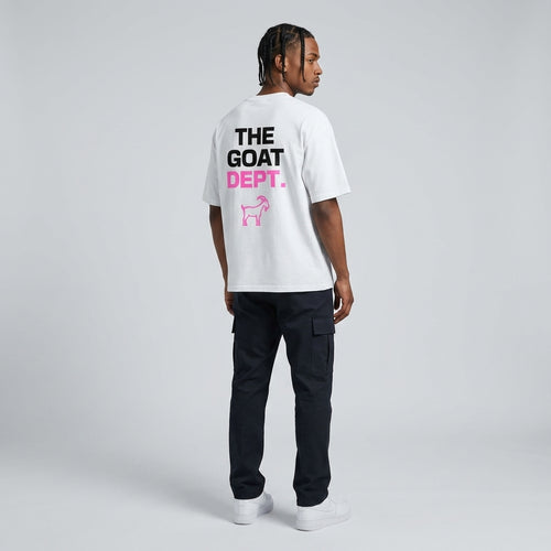 The Goat Dept. Pink Boxy T-Shirt - Legendary Branding