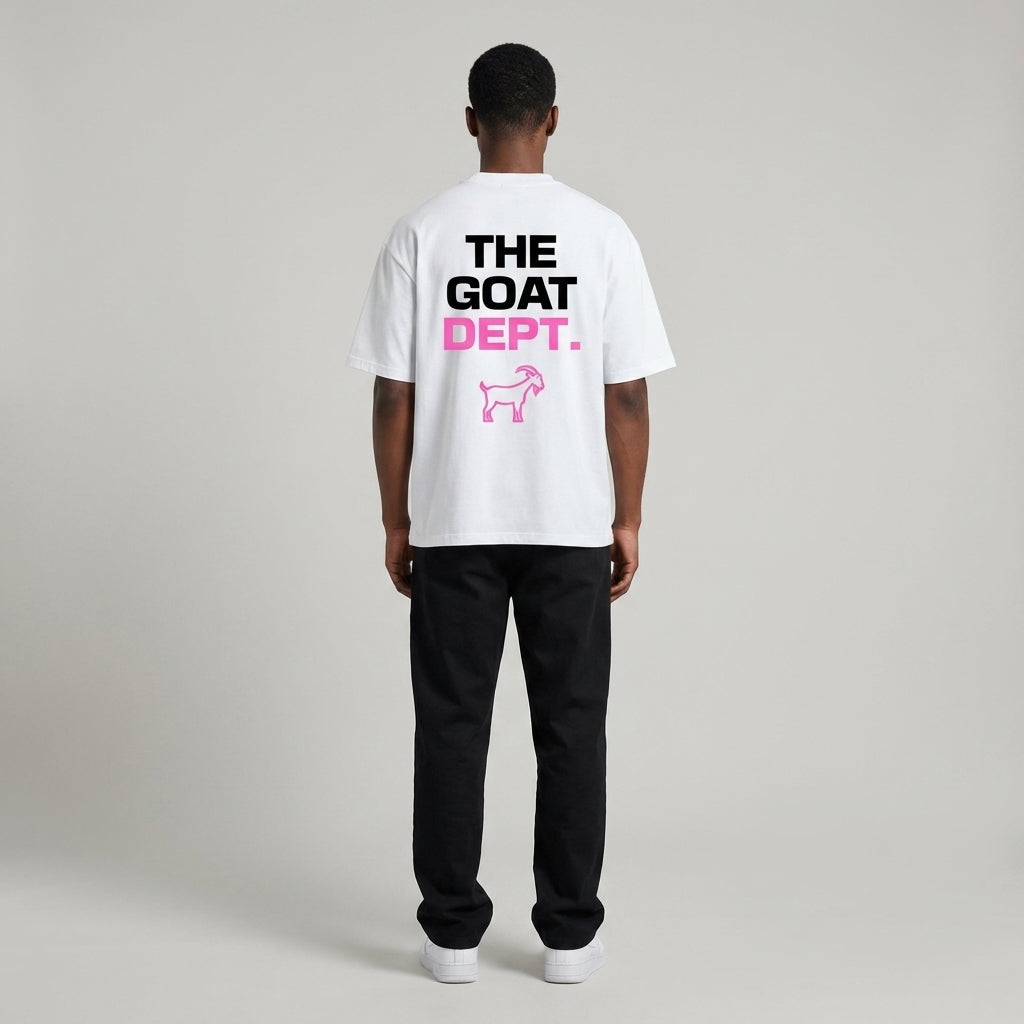The Goat Dept. Pink Boxy T-Shirt - Legendary Branding