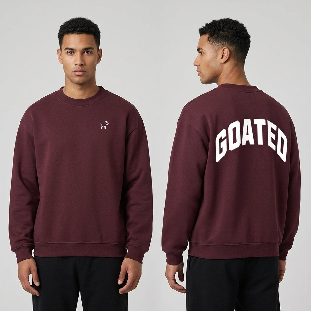 GOATED Heavyweight Fleece Crewneck Sweatshirt | 380GSM