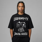 Legendary FX Oversized Cropped T-Shirt - Legendary Branding