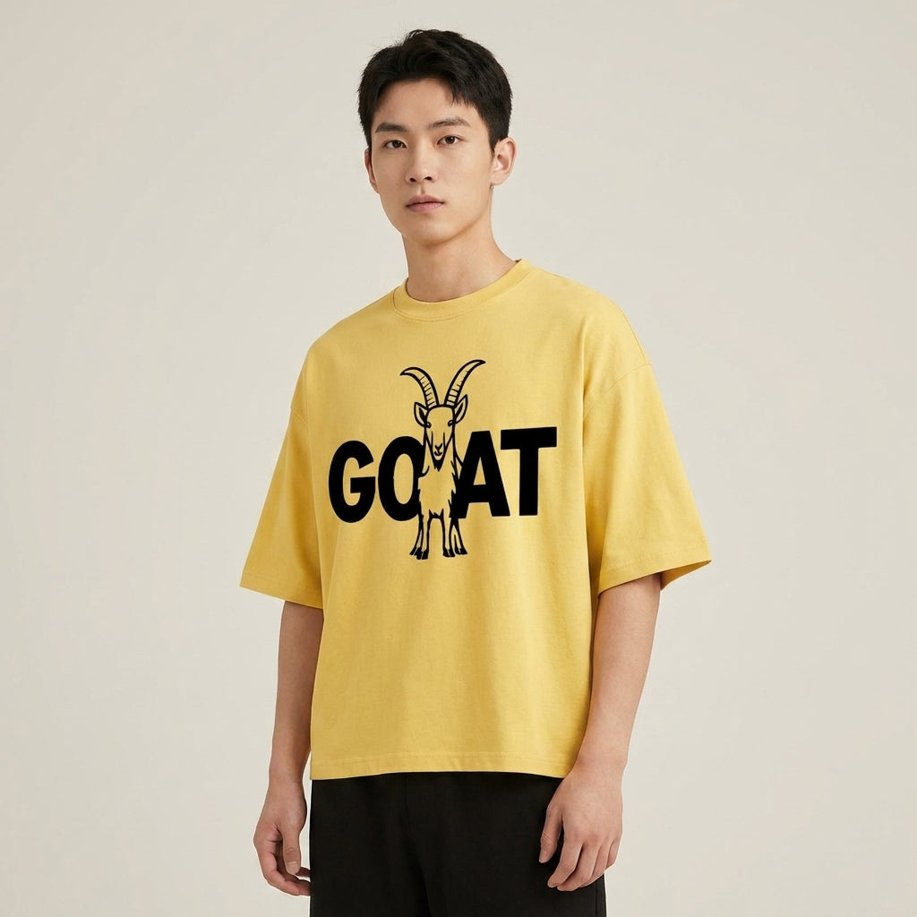 Icon of the Herd Oversized Cropped T-Shirt - Legendary Branding