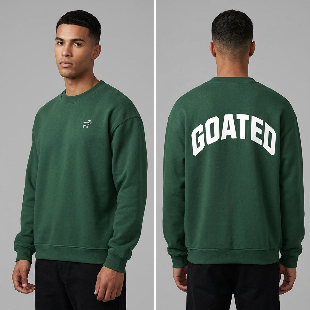 GOATED Heavyweight Fleece Crewneck Sweatshirt | 380GSM