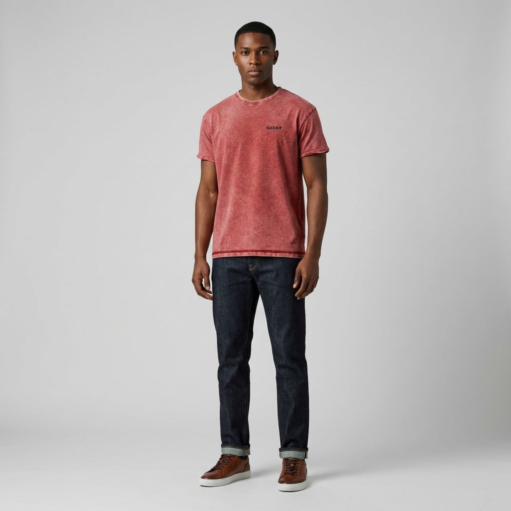 GOAT Denim T-Shirt - Legendary Branding