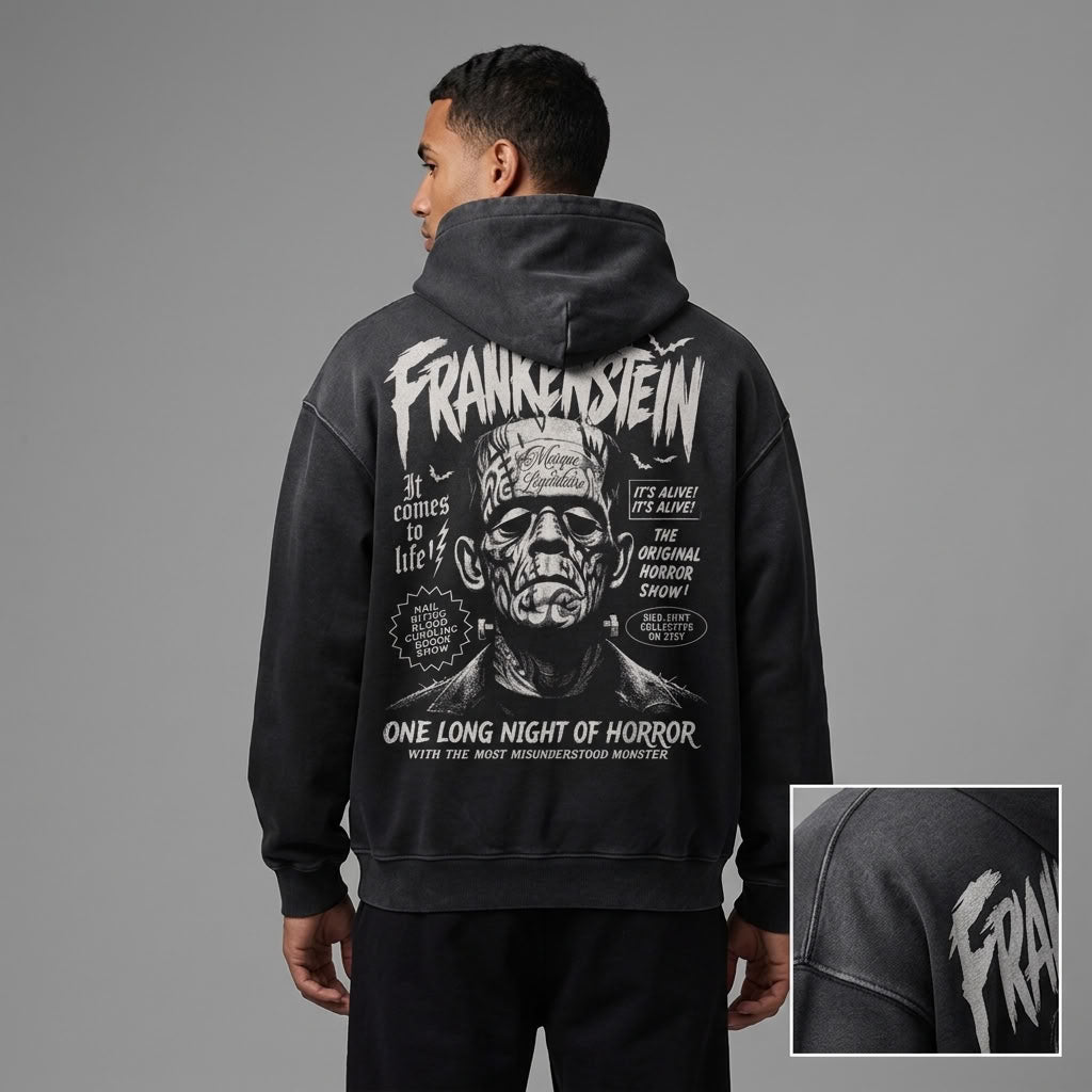 Marque Légendaire Frankenstein Tribute Oversized Hoodie - view 4