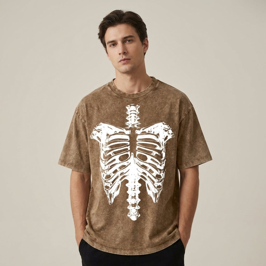 Neverdy (Never Die) Ribs Oversized T-Shirt