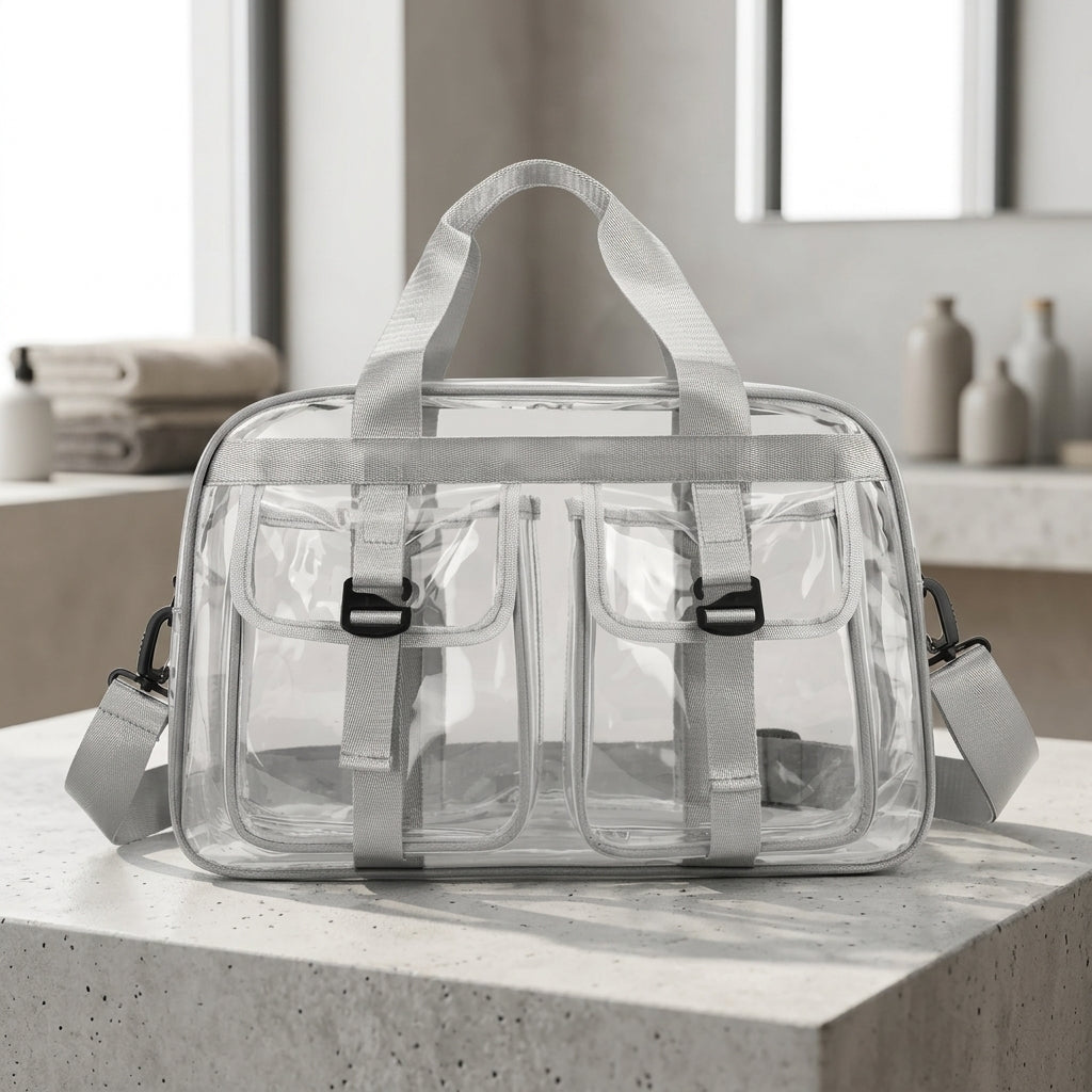 Large Capacity Clear PVC Stadium Travel Bag