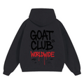 Sprayed GOAT Club Oversized Hoodie - Legendary Branding