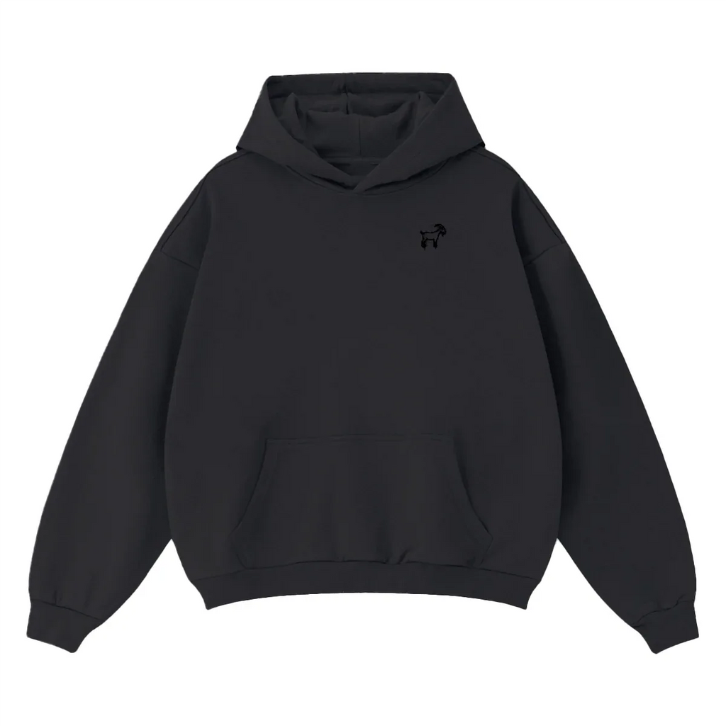 Sprayed GOAT Club Oversized Hoodie - Legendary Branding