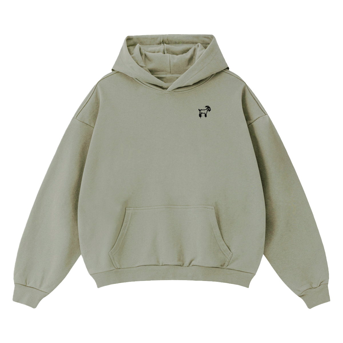 Sprayed GOAT Club Oversized Hoodie