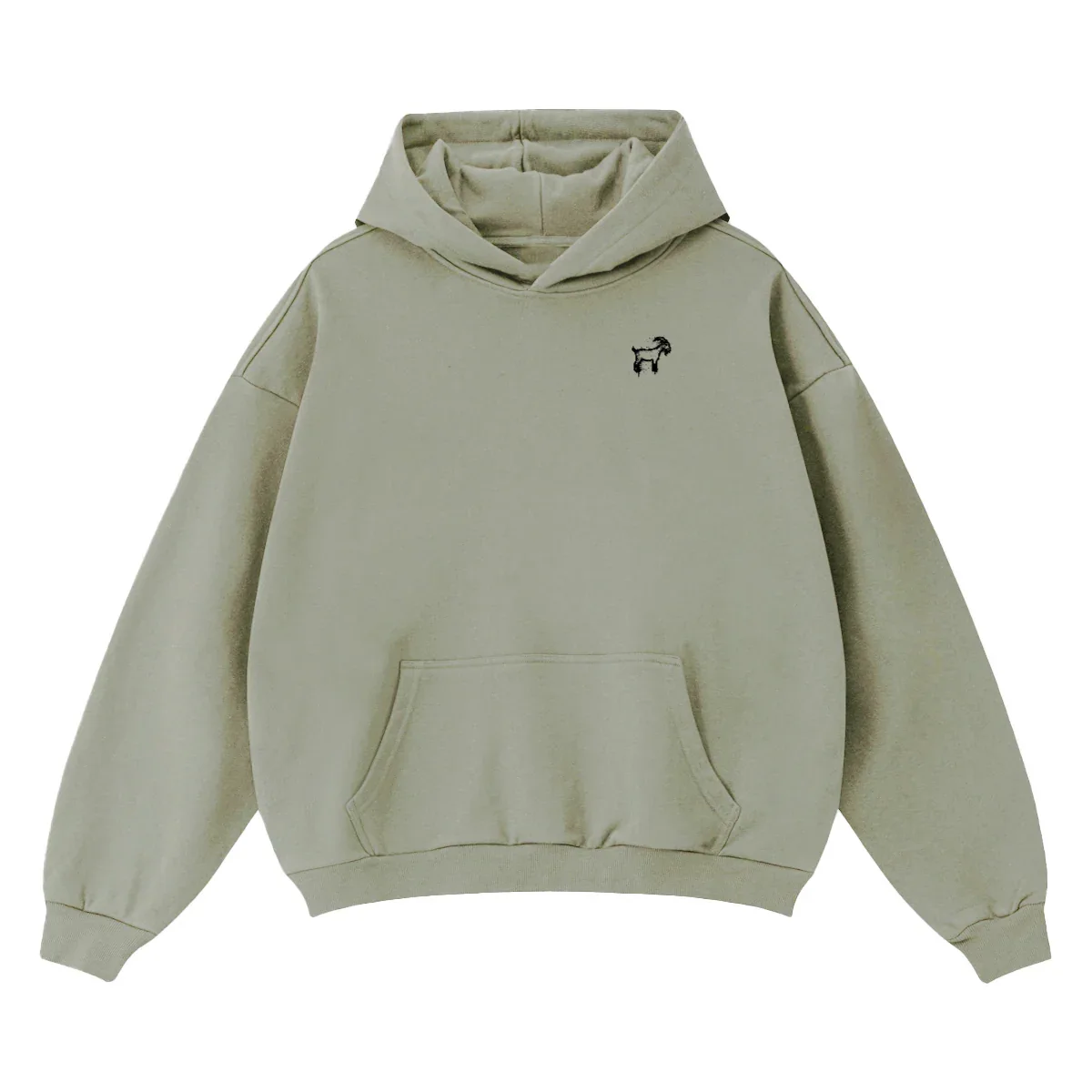 Sprayed GOAT Club Oversized Hoodie - Legendary Branding
