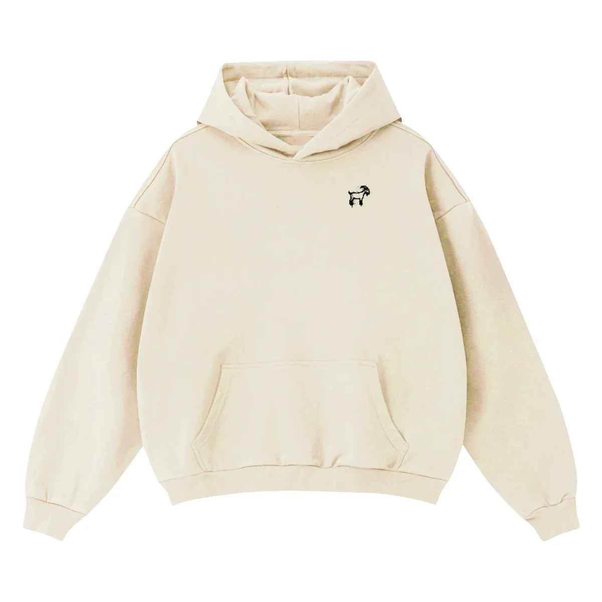 Sprayed GOAT Club Oversized Hoodie - Legendary Branding