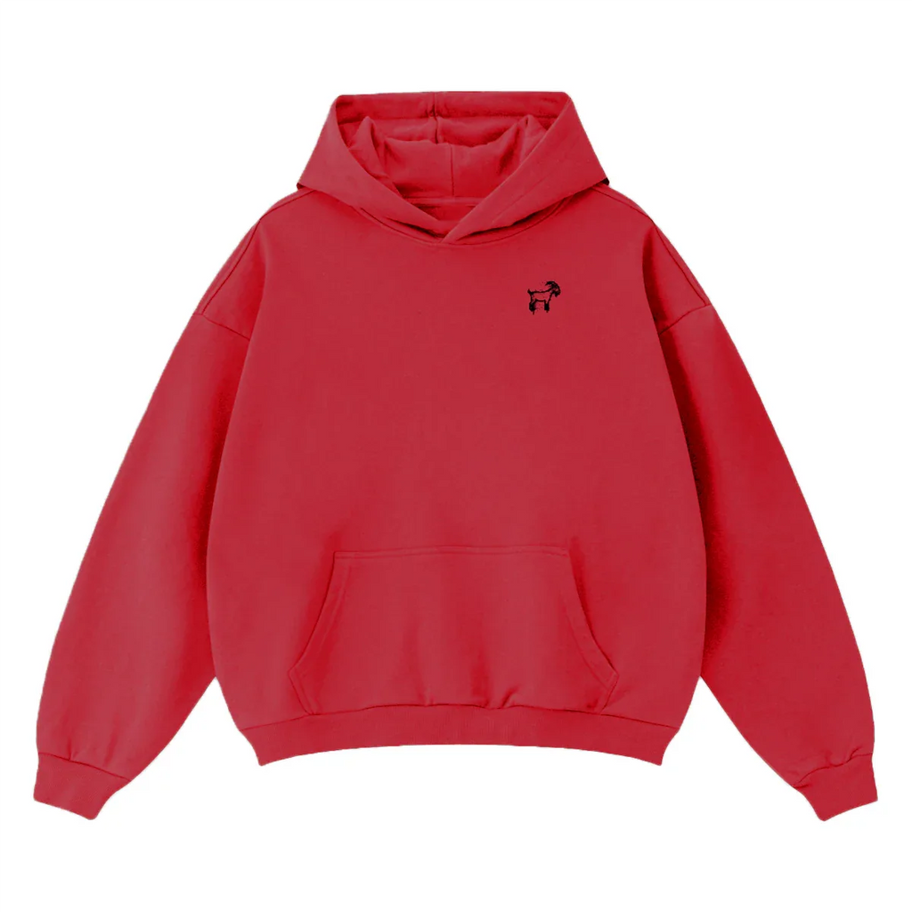 Sprayed GOAT Club Oversized Hoodie - Legendary Branding