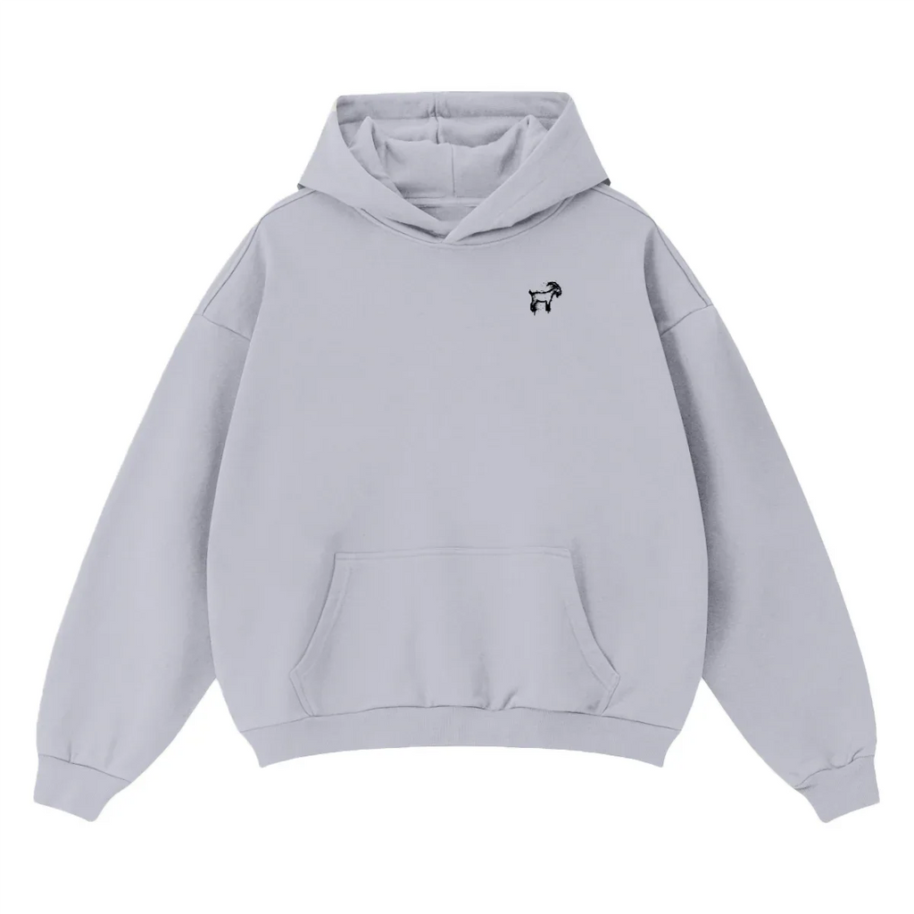 Sprayed GOAT Club Oversized Hoodie - Legendary Branding