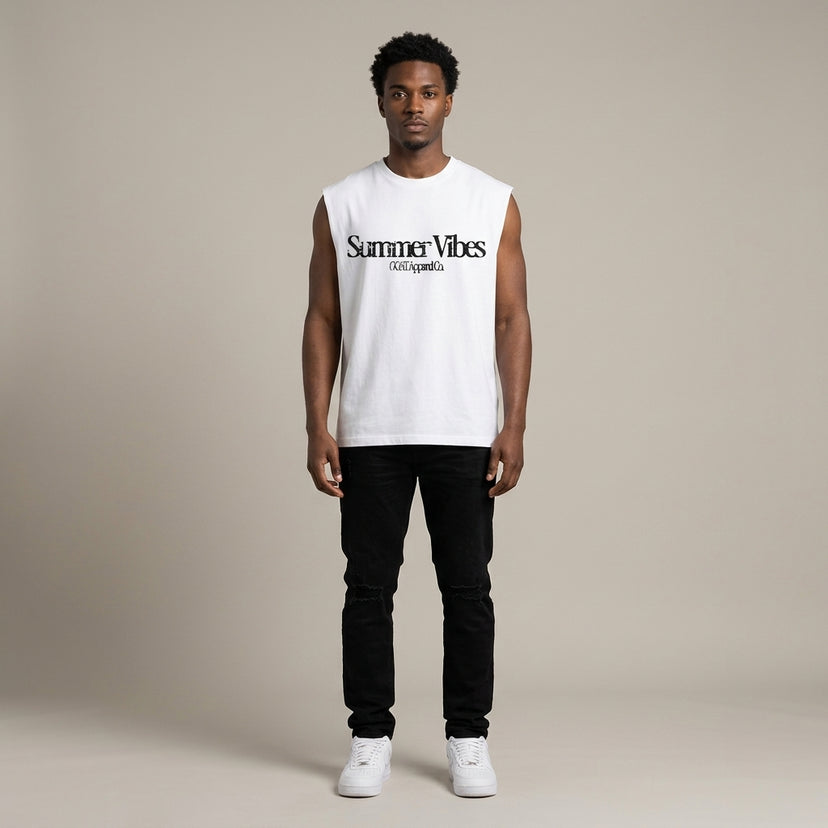 Summer Vibes Boxy Tank Top