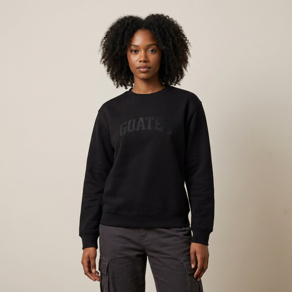 GOATED Heavyweight Embroidered Sweatshirt