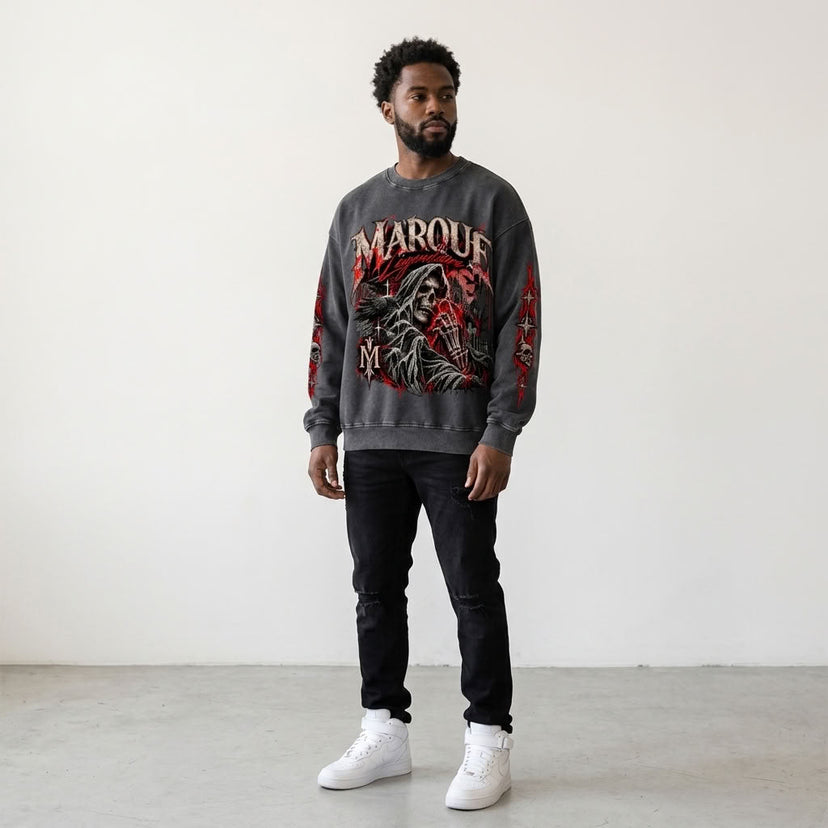 Marque Légendaire Halloween Héritage Oversized Sweatshirt - view 3