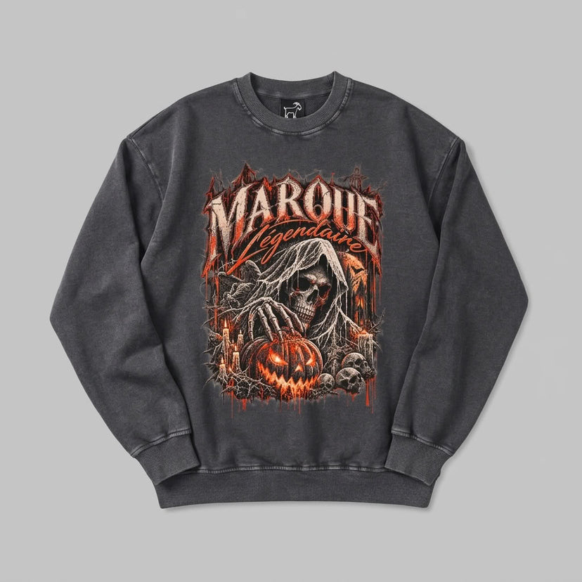 Marque Légendaire Spooky Mansion Oversized Sweatshirt - view 1