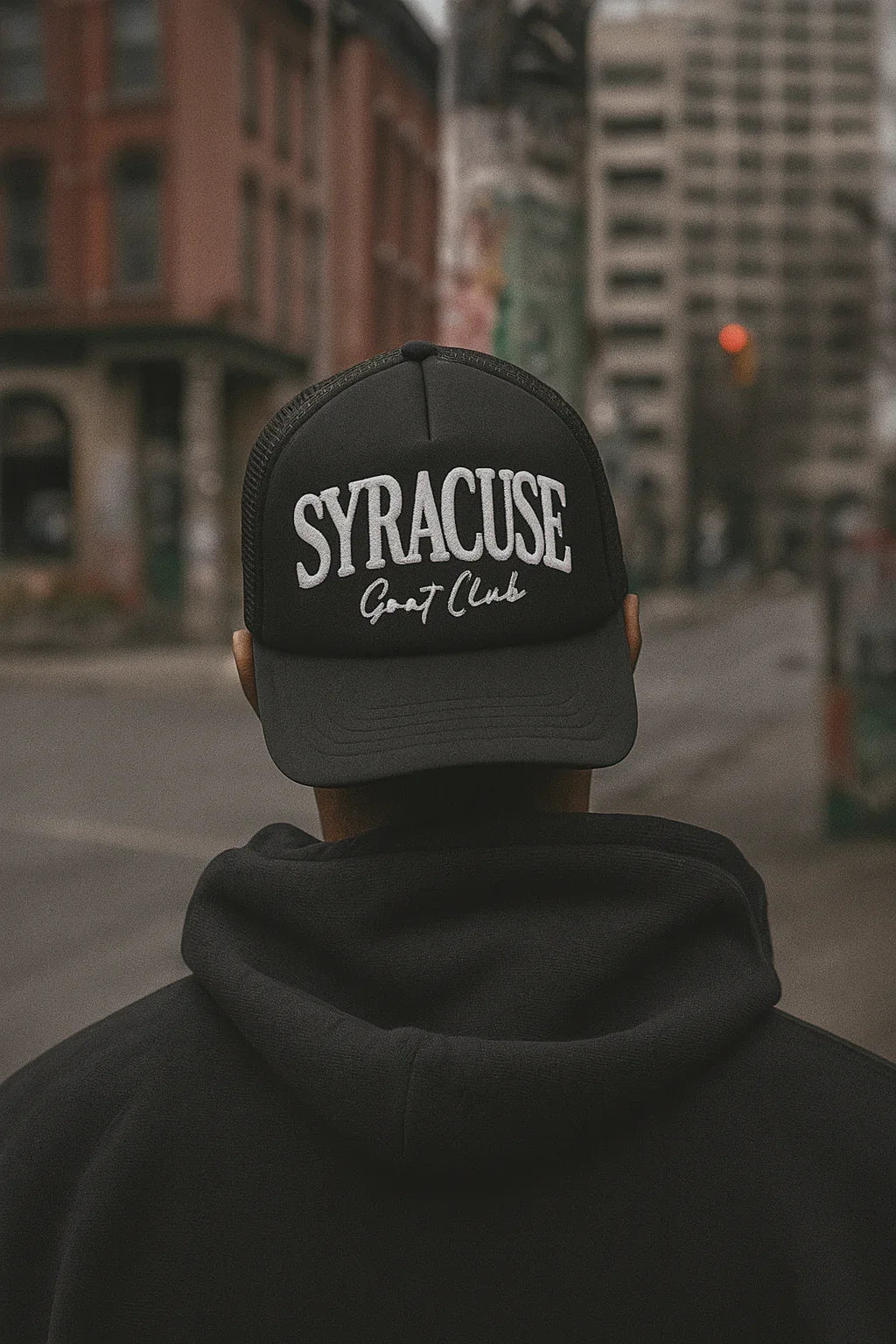 GOAT Club Syracuse Trucker Hat, GOAT Club Hat, Streetwear Trucker Hat, Snapback Hat - Legendary Branding