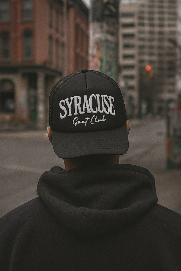 GOAT Club Syracuse Trucker Hat, GOAT Club Hat, Streetwear Trucker Hat, Snapback Hat