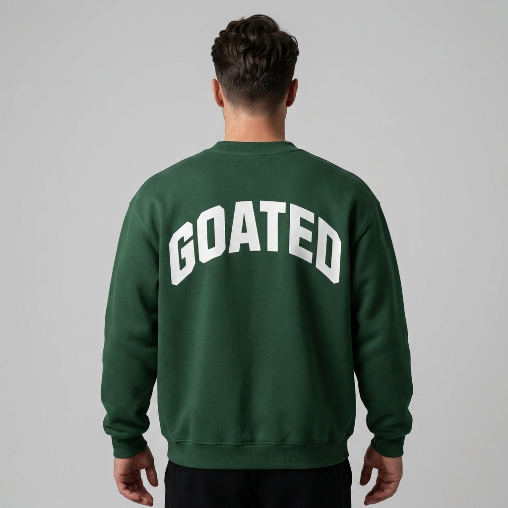 GOATED Heavyweight Fleece Crewneck Sweatshirt | 380GSM