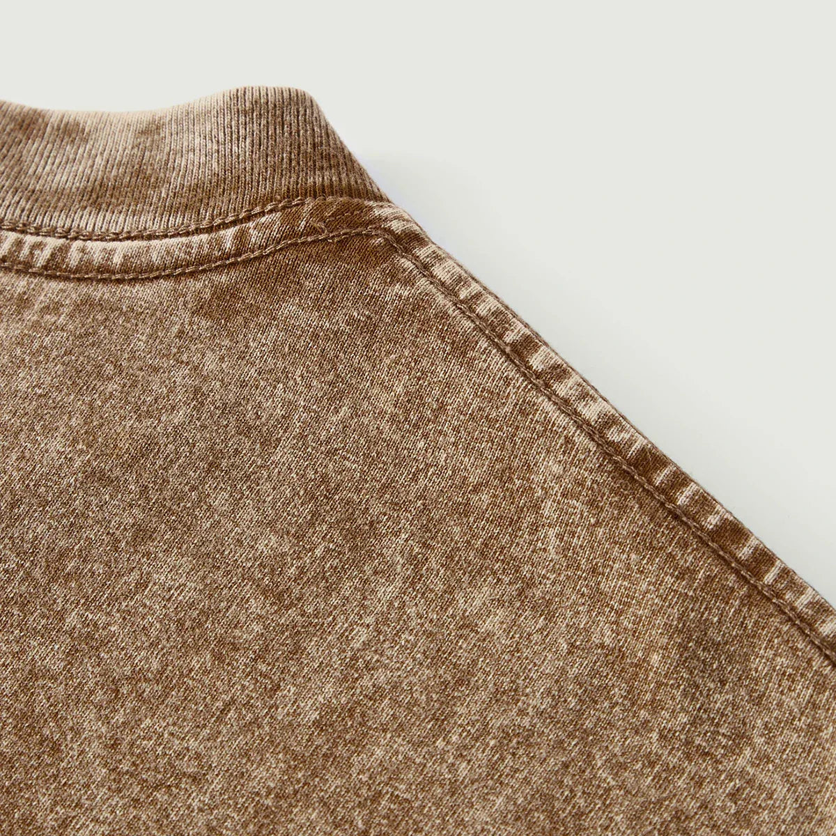 Blank Snow Wash GOAT T-Shirt, Vintage Oversized 285GSM Heavyweight Tee, Faded Distressed Cotton Shirt, Streetwear Urban Oversized Fit - Legendary Branding