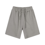 GOAT Casual Sweat Shorts, 280GSM Heavyweight Cotton Relaxed Fit, Unisex Streetwear Gym Shorts, Premium Lounge & Summer Activewear