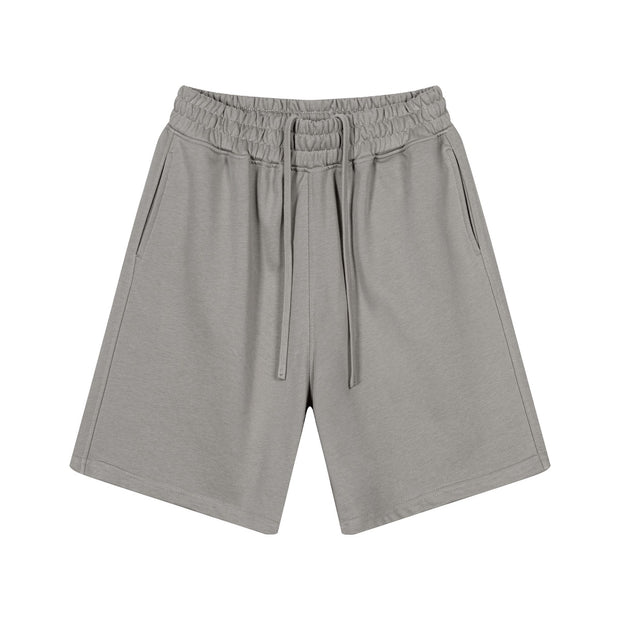 GOAT Casual Sweat Shorts, 280GSM Heavyweight Cotton Relaxed Fit, Unisex Streetwear Gym Shorts, Premium Lounge & Summer Activewear