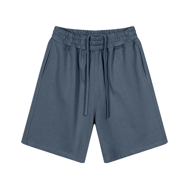 GOAT Casual Sweat Shorts, 280GSM Heavyweight Cotton Relaxed Fit, Unisex Streetwear Gym Shorts, Premium Lounge & Summer Activewear