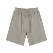 GOAT Casual Sweat Shorts, 280GSM Heavyweight Cotton Relaxed Fit, Unisex Streetwear Gym Shorts, Premium Lounge & Summer Activewear