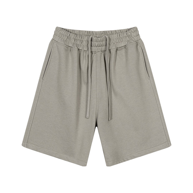 GOAT Casual Sweat Shorts, 280GSM Heavyweight Cotton Relaxed Fit, Unisex Streetwear Gym Shorts, Premium Lounge & Summer Activewear