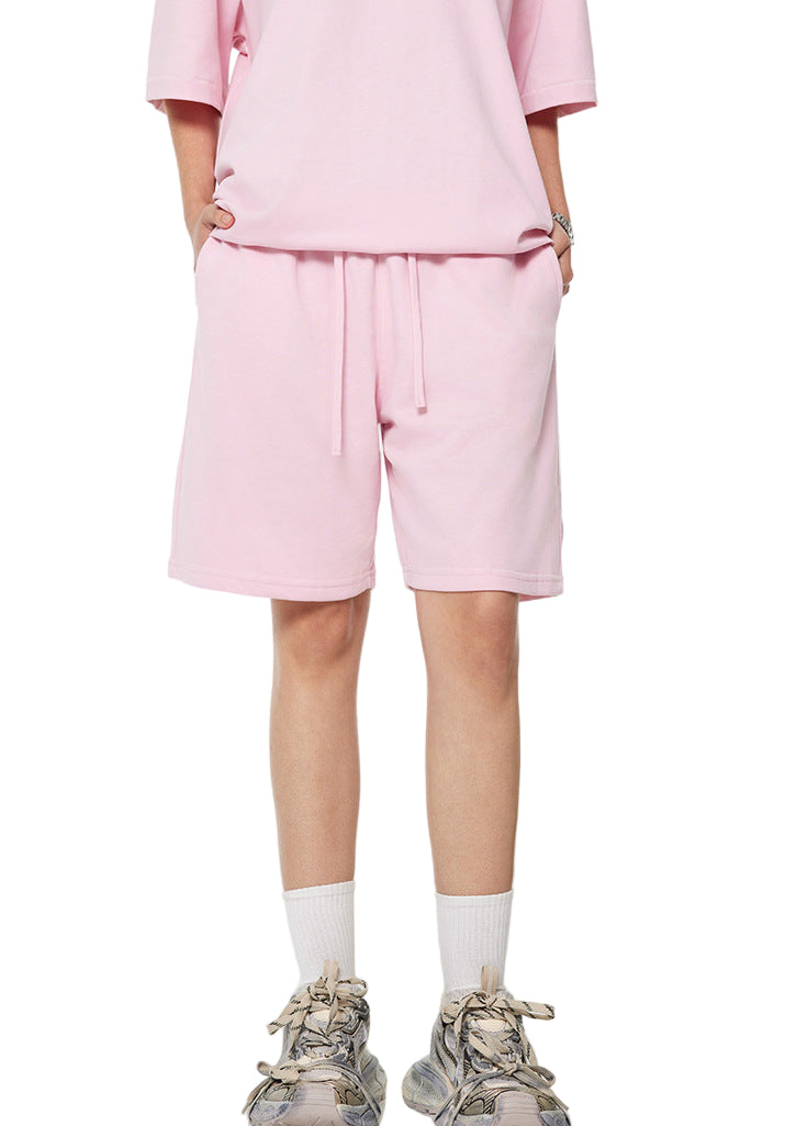 GOAT Casual Sweat Shorts, 280GSM Heavyweight Cotton Relaxed Fit, Unisex Streetwear Gym Shorts, Premium Lounge & Summer Activewear
