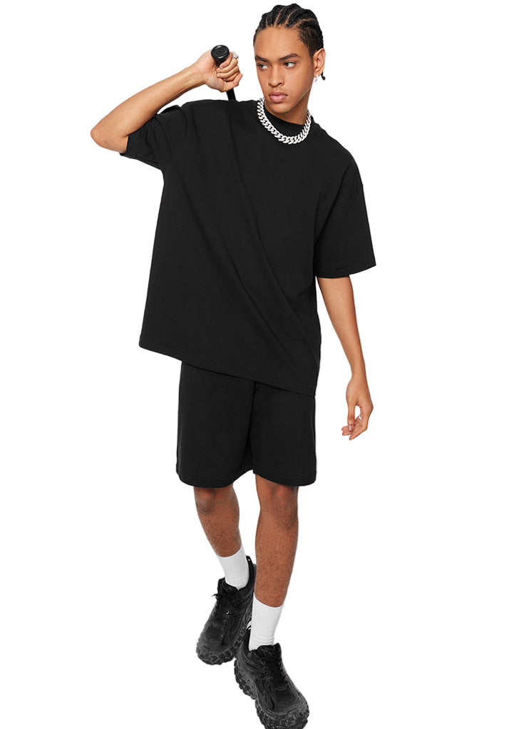 GOAT Casual Sweat Shorts, Heavyweight Cotton Shorts, 280GSM Relaxed Fit Shorts, Unisex Gym Shorts, Streetwear Sweat Shorts, Premium Lounge Shorts, Summer Activewear