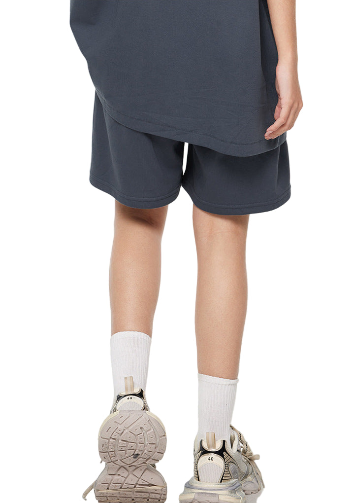 GOAT Casual Sweat Shorts, 280GSM Heavyweight Cotton Relaxed Fit, Unisex Streetwear Gym Shorts, Premium Lounge & Summer Activewear