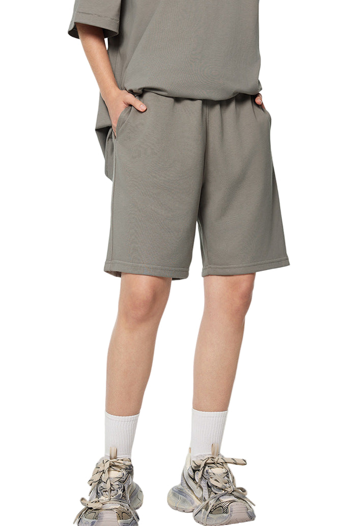 GOAT Casual Sweat Shorts, Heavyweight Cotton Shorts, 280GSM Relaxed Fit Shorts, Unisex Gym Shorts, Streetwear Sweat Shorts, Premium Lounge Shorts, Summer Activewear