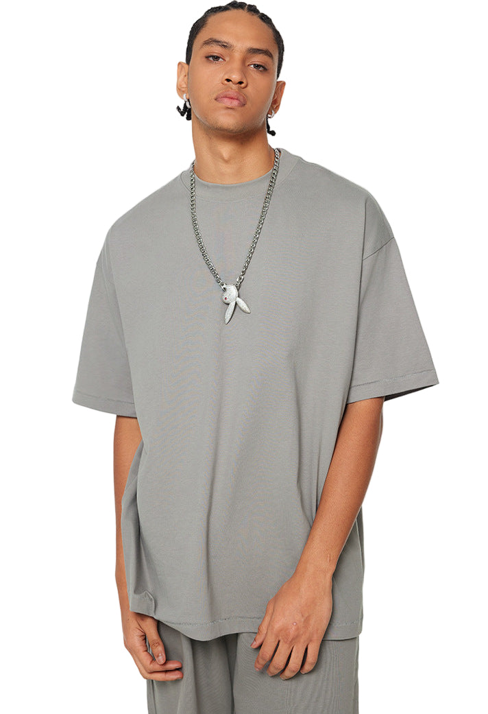 Blank GOAT T-Shirt, 230GSM Oversized Tee, Heavyweight Cotton T-Shirt, Loose Fit Streetwear Shirt, Minimalist Urban Shirt, Blank Streetwear Tee, Combed Cotton Tee