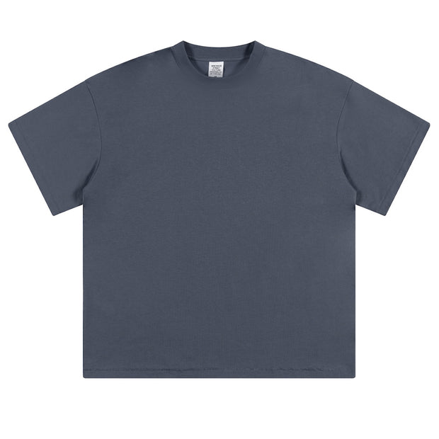 Blank GOAT T-Shirt, 230GSM Oversized Heavyweight Cotton Tee, Loose Fit Streetwear Shirt, Minimalist Urban Graphic, Combed Cotton Streetwear Tee