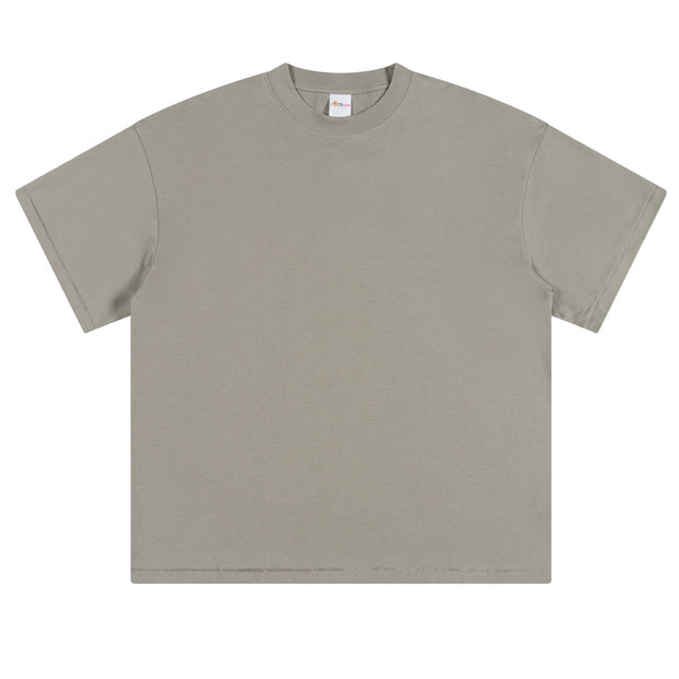 Blank GOAT T-Shirt, 230GSM Oversized Heavyweight Cotton Tee, Loose Fit Streetwear Shirt, Minimalist Urban Graphic, Combed Cotton Streetwear Tee