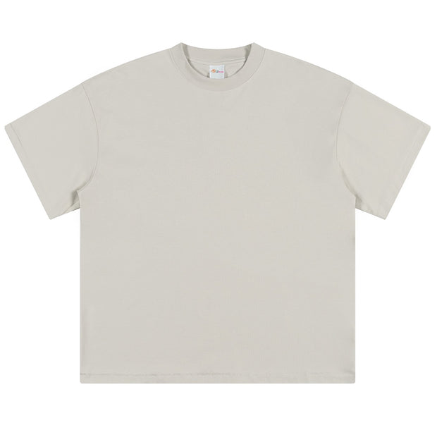 Blank GOAT T-Shirt, 230GSM Oversized Heavyweight Cotton Tee, Loose Fit Streetwear Shirt, Minimalist Urban Graphic, Combed Cotton Streetwear Tee